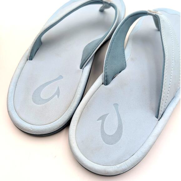OluKai Ohana Water-Friendly Flat Sandals Women's Blue Size US W7 EU37 - Picture 9 of 11